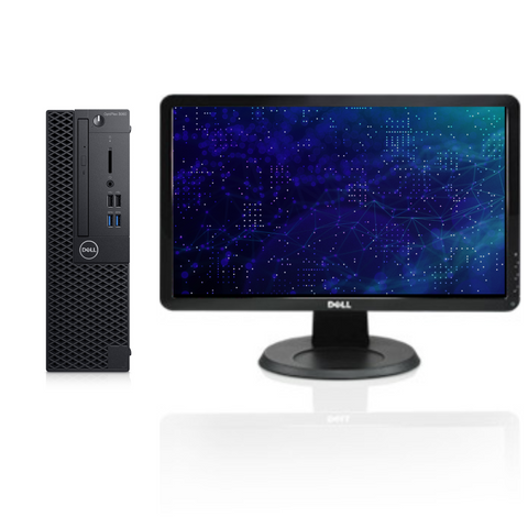 Dell 20" Monitor and Dell OptiPlex 3060 Desktop